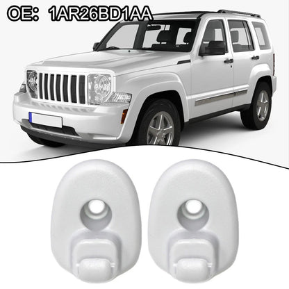 Set of 2 Sun Visor Clips for Jeep Liberty (2002–2012) & Dodge Nitro (2007–2011)