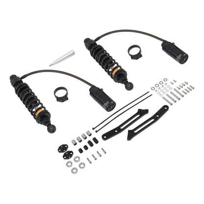 Remote Reservoir Rear Suspension Shocks for Harley Road King (2014–2025)