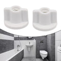 Set of 4 Rear Nut Fixed Replacement for 6mm Screws (White)