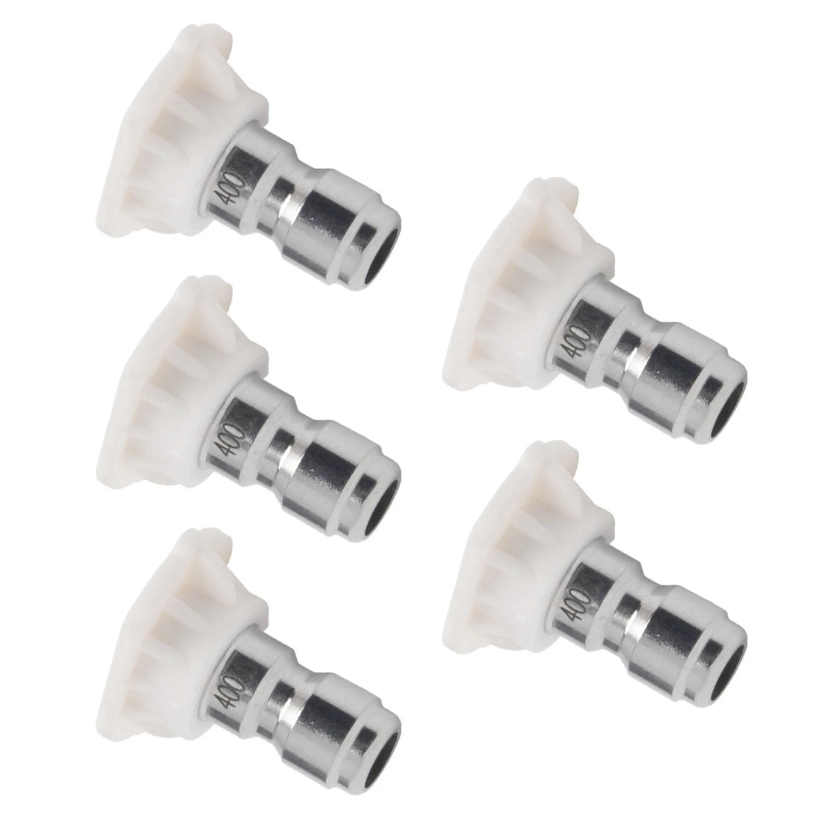 5X White Tip Spray Nozzles for Power Pressure Washer