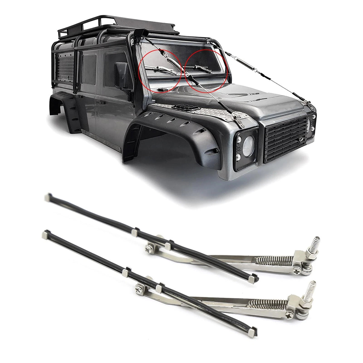 Windscreen Wiper for 90046 SCX10III (1/10 RC Crawler Truck)