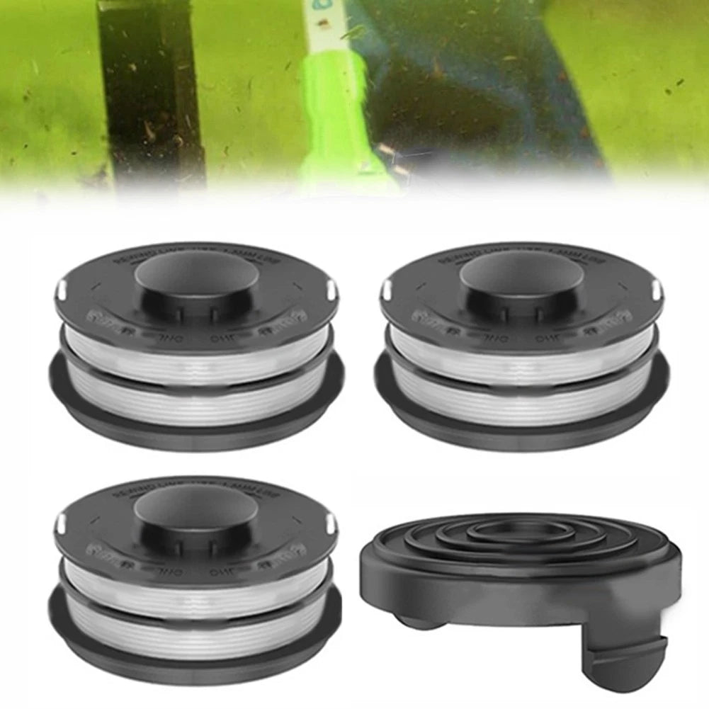 Set of 2 Spools Cap Cover for Einhell GC-ET 4530 (3405685)