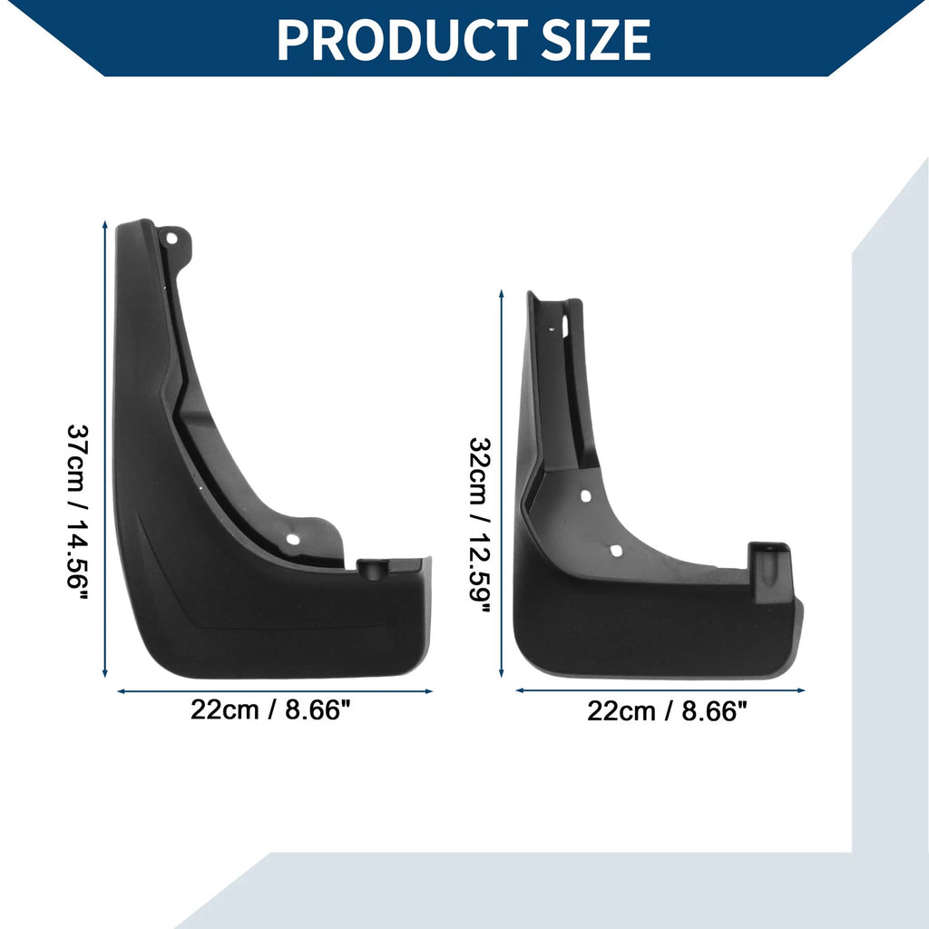 Mud Flaps Splash Guards 1 Set for Mercedes-Benz GLC (2016–2022)