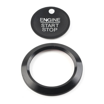Engine Start Stop Switch Button Cover Trim for Ford F150 Raptor (2015–2020) Black
