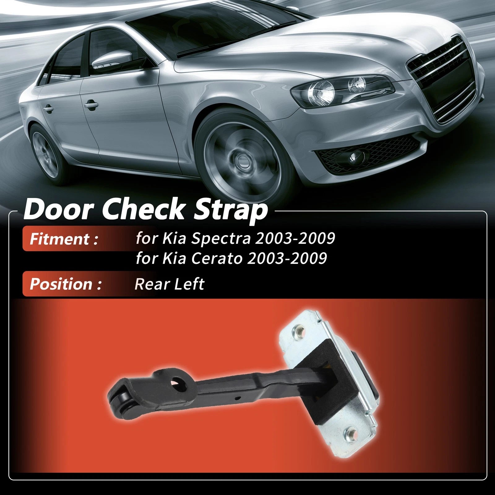 Rear Left Door Check Strap for Kia Spectra (2003–2009) No.794802F000