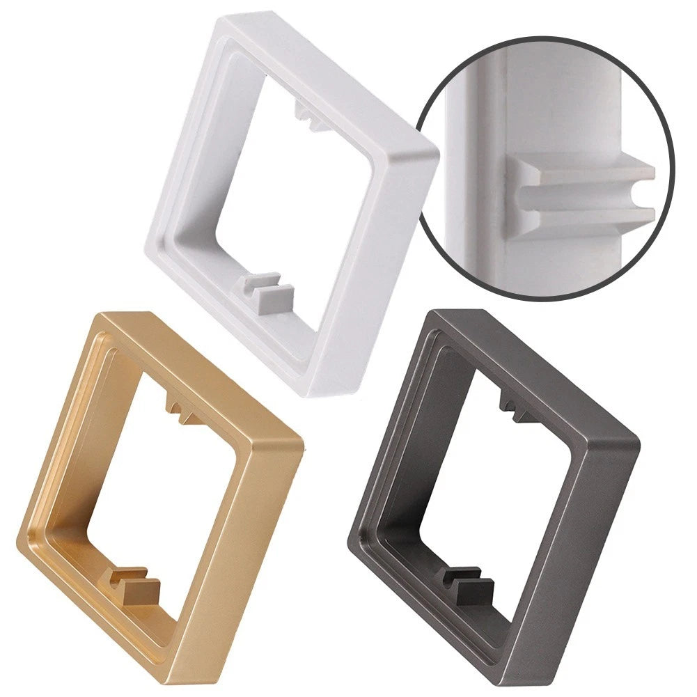 Square Single Socket Spacer Set of 2 with Screws for Compatibility Needs