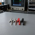 Copper Crocodile Clips Test Clips Pair with 4mm Banana Socket for Multimeter