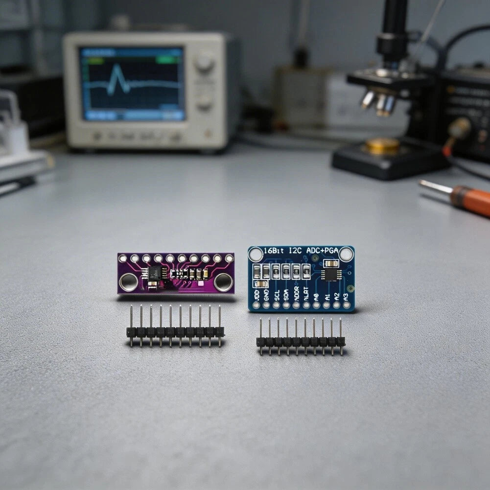 3-Pack 16-Bit ADC Converter Module with 150uA Current Draw for Portable Use