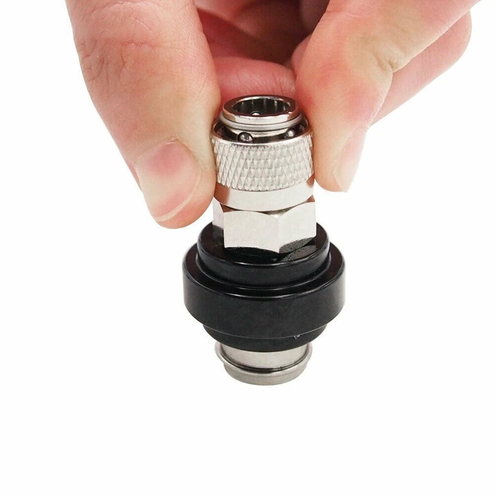 Coil Remote Hose Slide Check with Quick Disconnect Adapter for