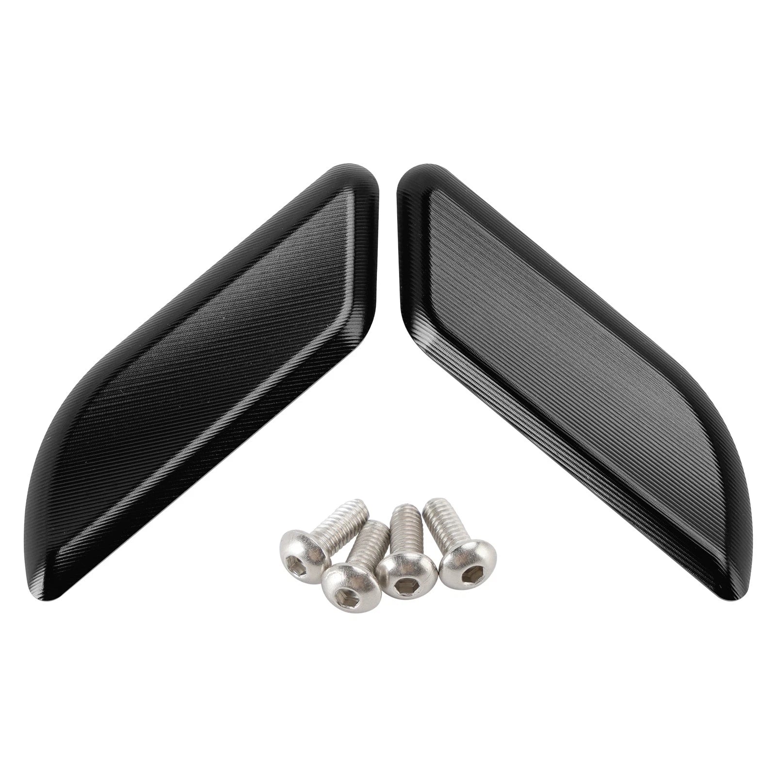 Black mirror delete block off plates for Ducati Panigale 1299 959 (2015–2019)