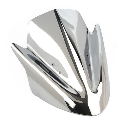Silver Front Windshield Faring for Kawasaki ER-6N ER6N (2012–2016)