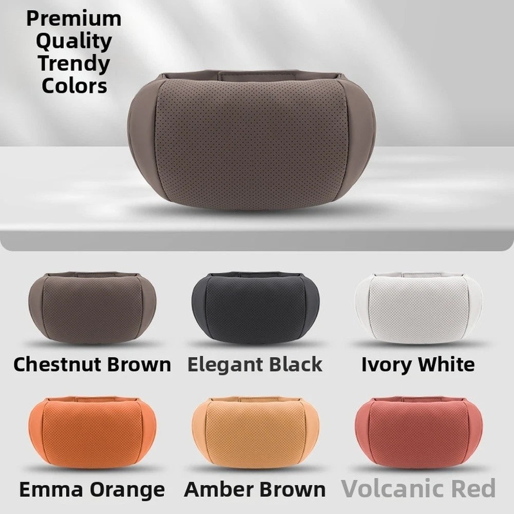 Leather Car Neck Pillow for Comfortable Driving