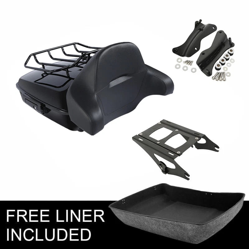 Trunk Backrest Mount Rack for Harley Touring Road King (2014–2026)