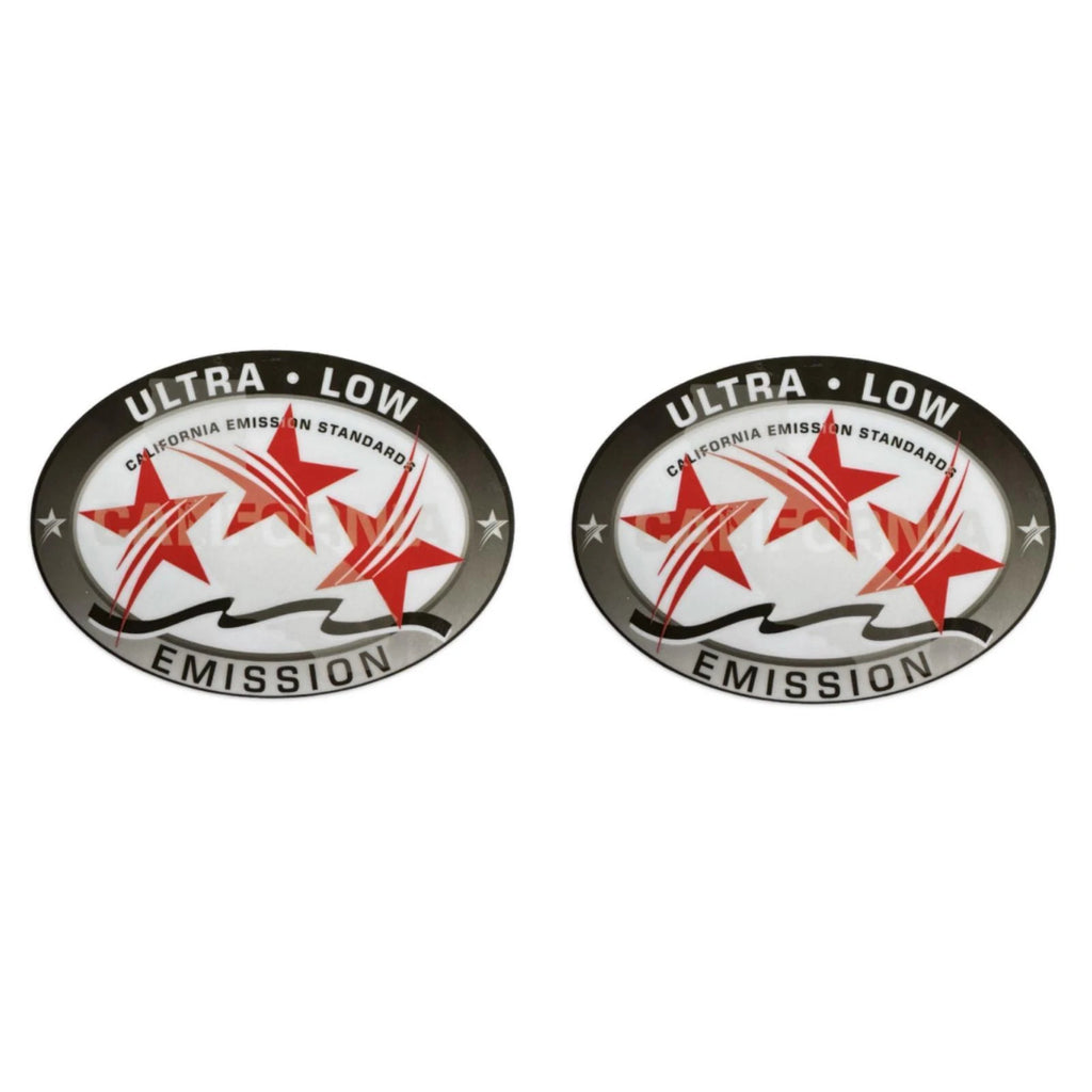 2X Ultra Low Emission Sticker Decal for Marine Outboard Engine