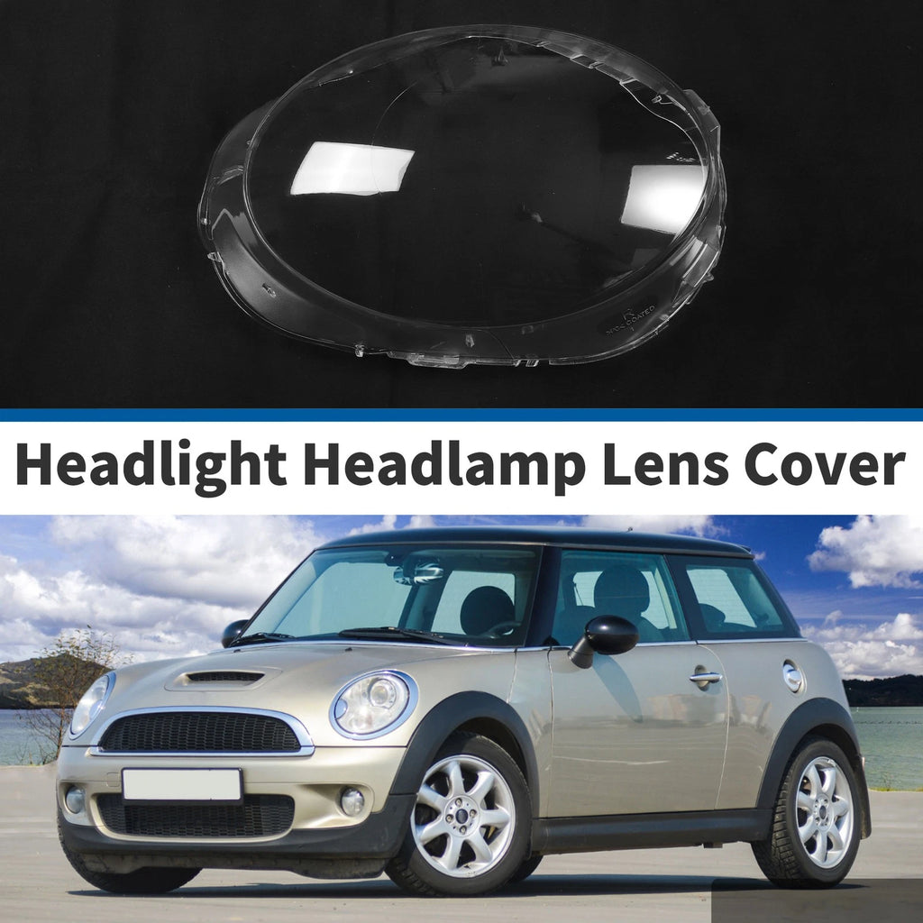1 Pcs Headlight Lens Cover for Mini F55 (2014–2018) PC Clear
