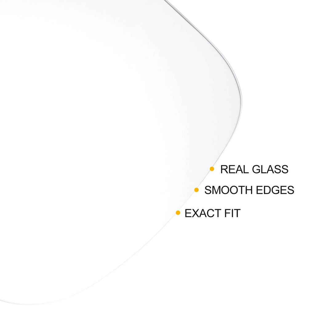 Left Side Heated White Mirror Glass for Mazda CX-3 (2015–2020)