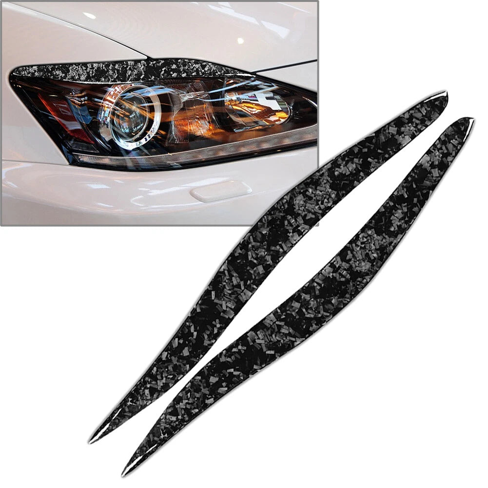 Pair Headlight Eyebrow Eyelid Covers for Lexus IS250 IS350 (2006–2012)