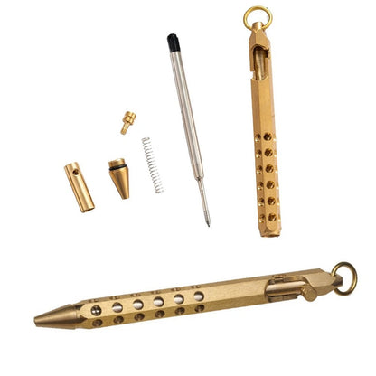 Brass Bolt Action Pen for Everyday Use - Elegant Extendable Design