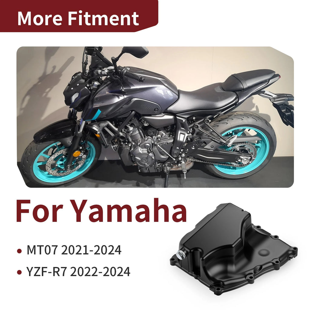 Oil Pan Strainer Cover for Yamaha MT07 MT-07 YZF-R7 (2021–2024)