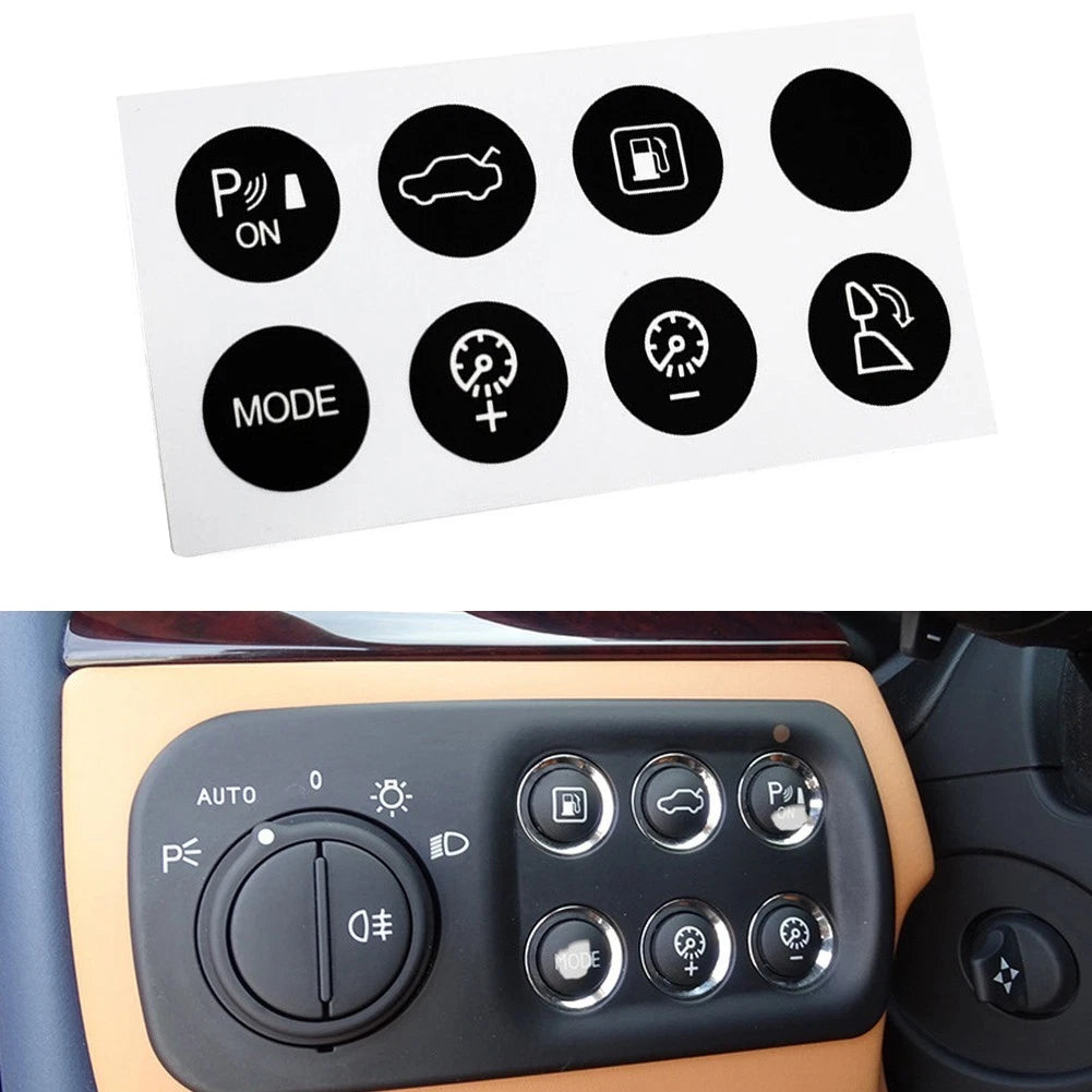 Dashboard Button Cover Sticker for Maserati (2003–2014)