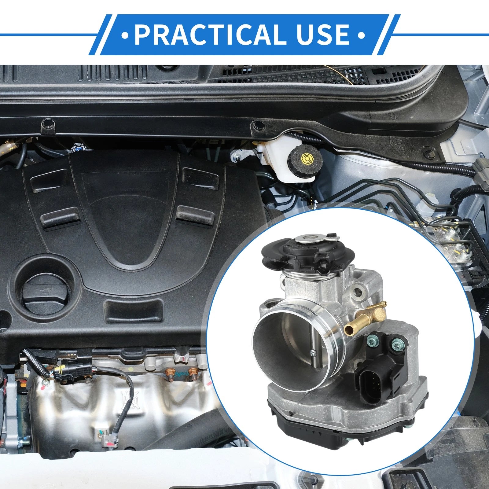 Throttle Body Replacement for Volkswagen Cabrio 2.0L (2000–2002)