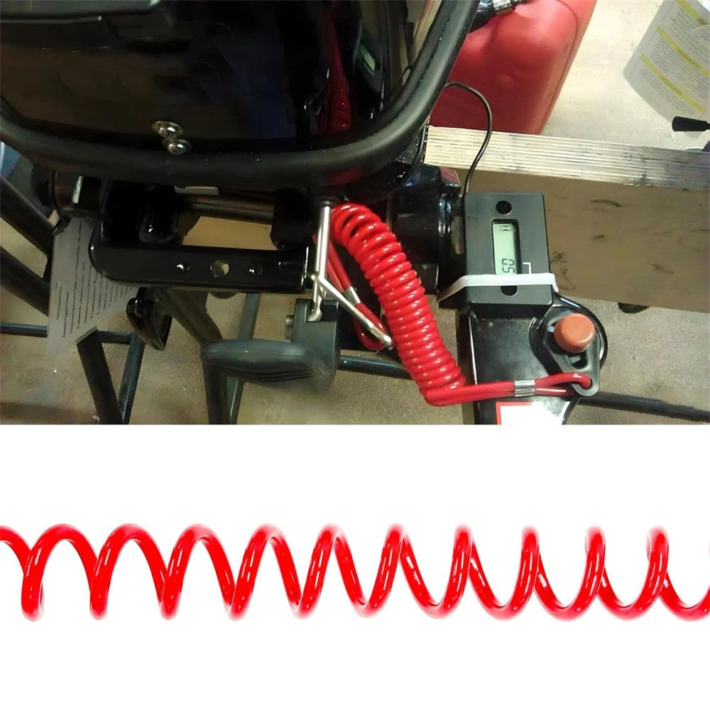 Outboard Engine Stop Lanyard for Watercraft Motors (6E9-82575-09)