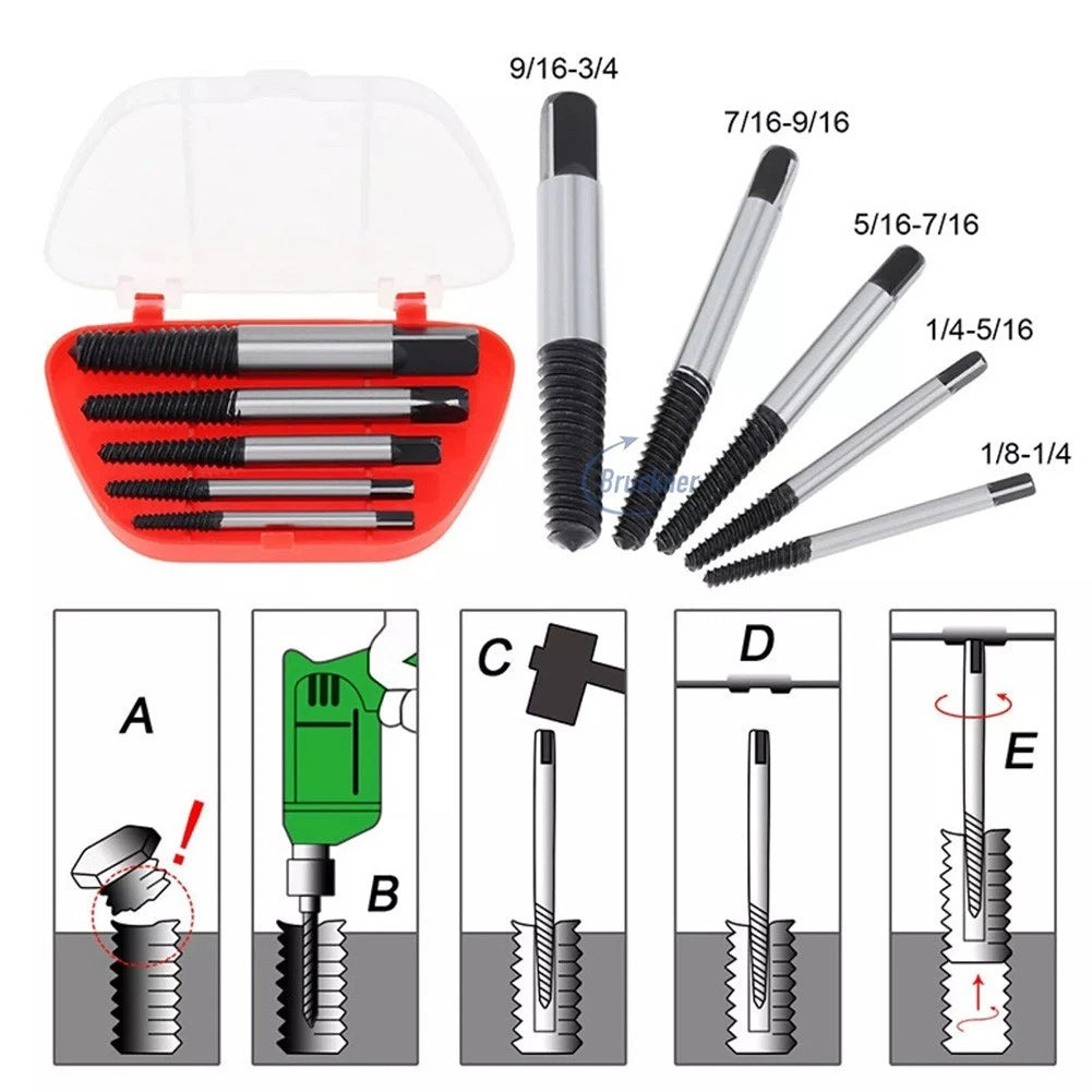 Screw Extraction Set for Tough Jobs (2X Tools)