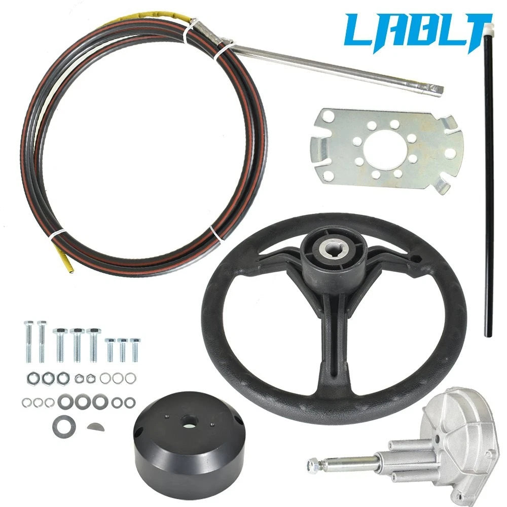 Rotary Steering System Kit for 12.4" Wheel Outboard Boat (SS13713)