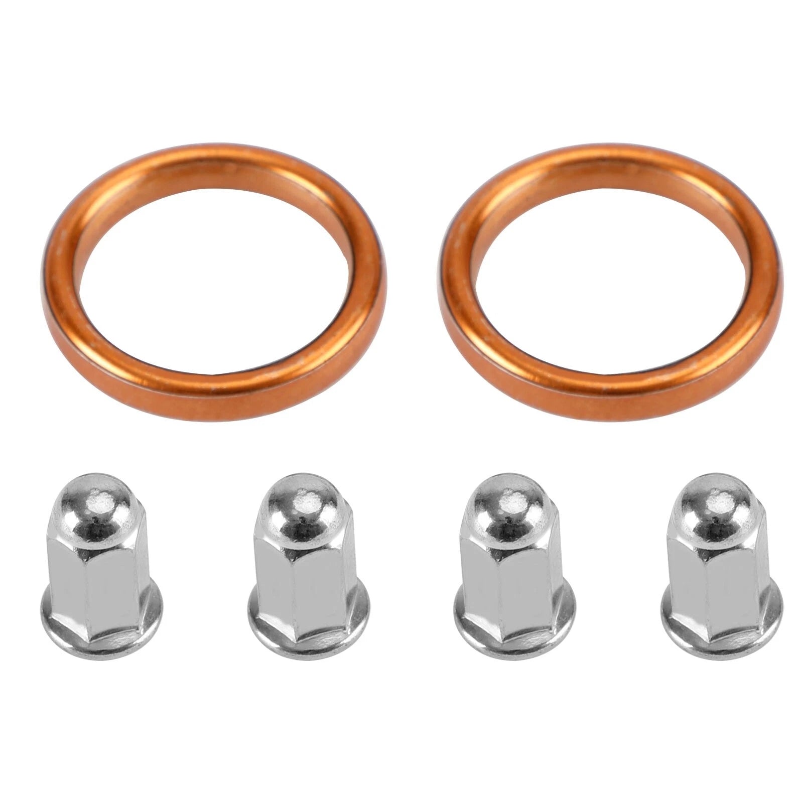 Exhaust Gaskets Nut for Honda TRX400EX TRX400X ATC350 TRX350 (1985–2014)