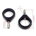 Turn Signal Indicator Relocation Fork Clamp Kit for Harley (39mm/41mm/49mm)
