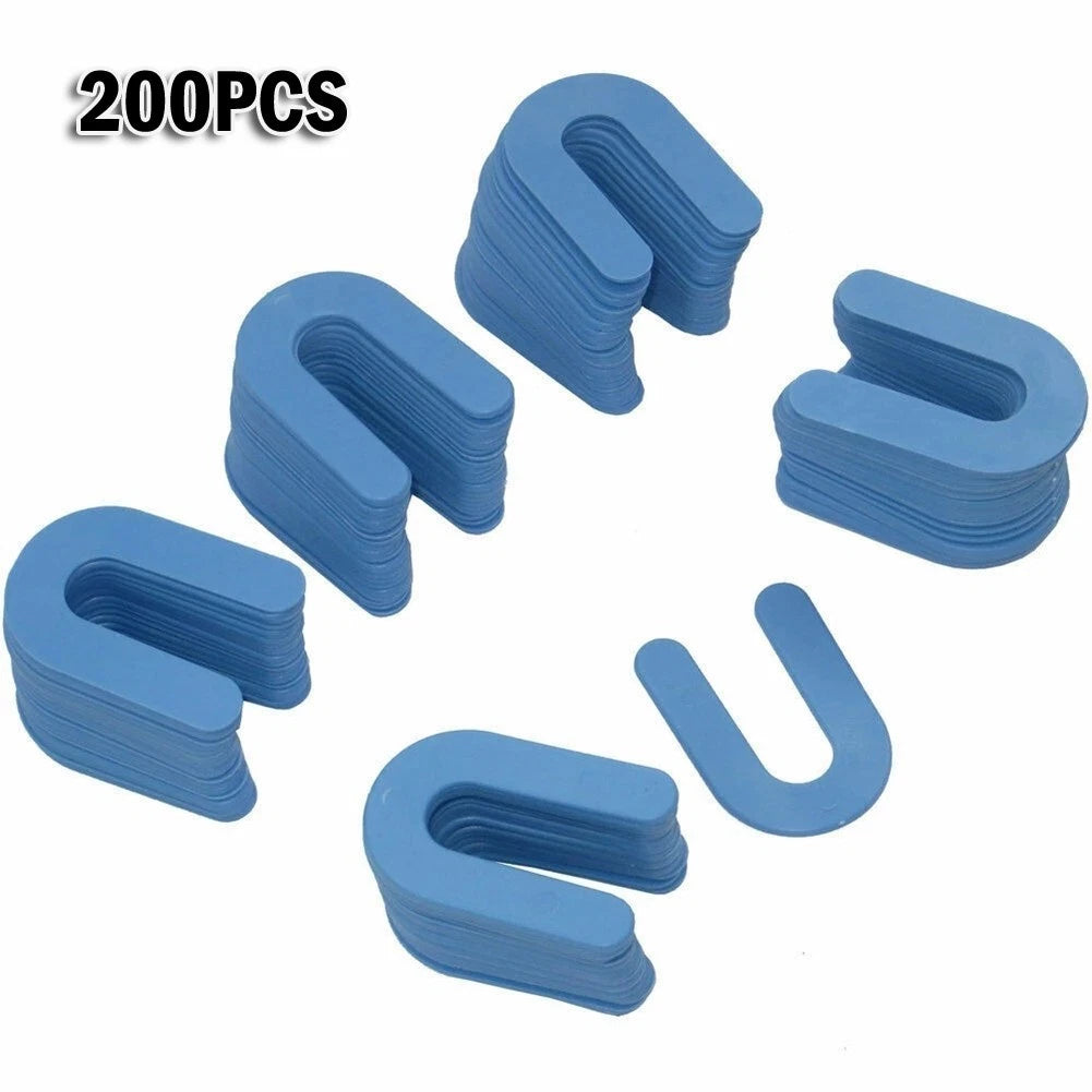 200pcs Horseshoe Shims for U-shaped Leveling