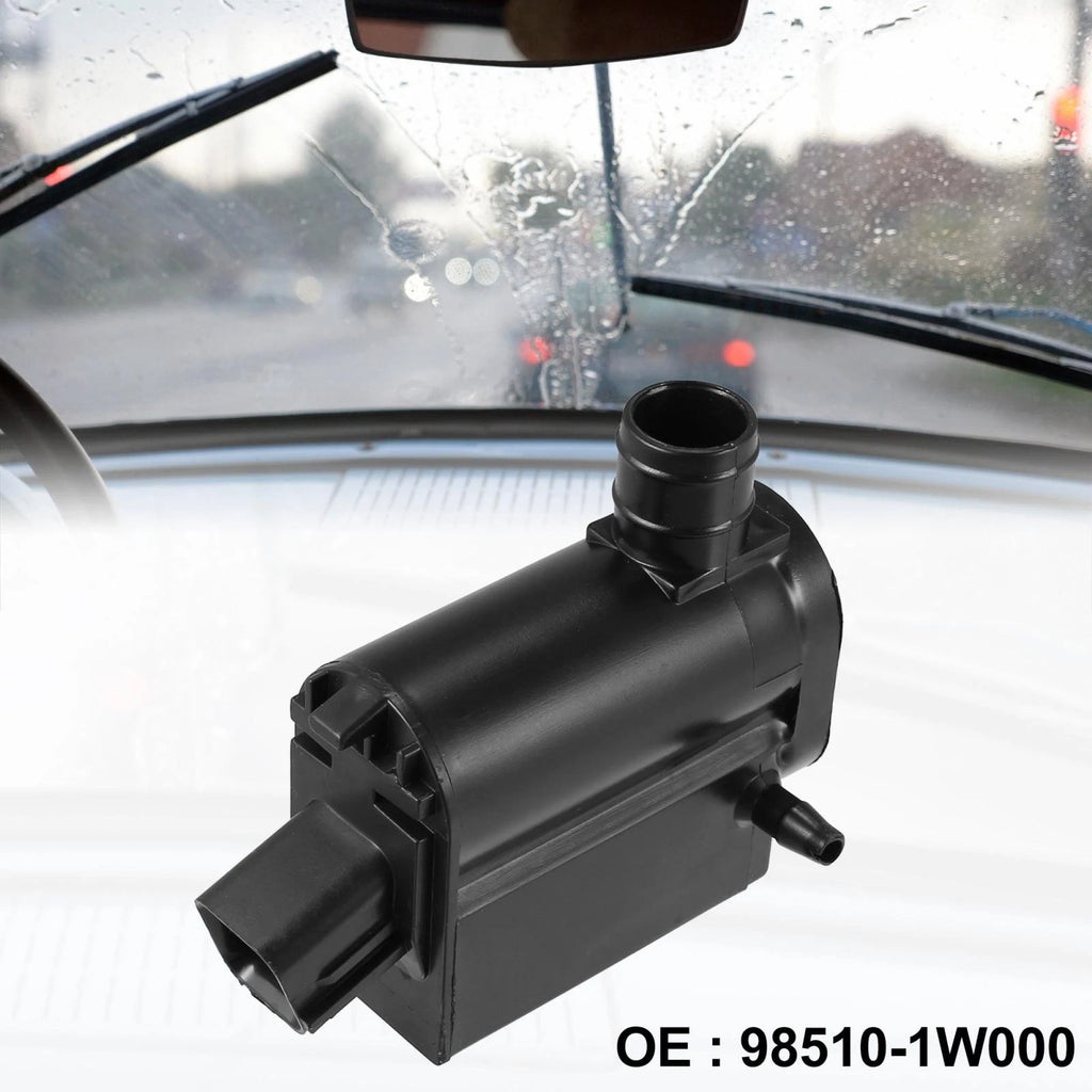 Windshield Washer Motor Pump Replacement for Hyundai Elantra Accent Santa Fe (2001–2012)