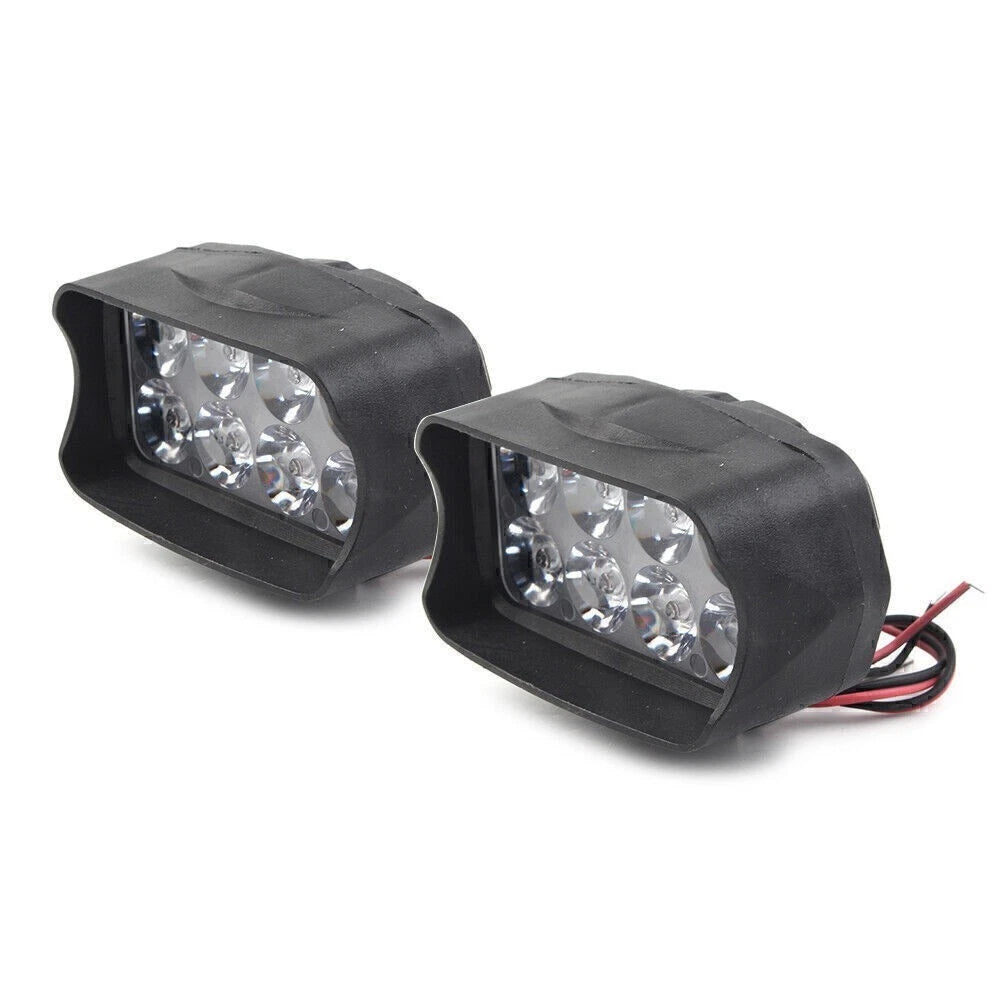 2X 8-LED Motorcycle Front Headlight Spot Fog Light for UTV ATV