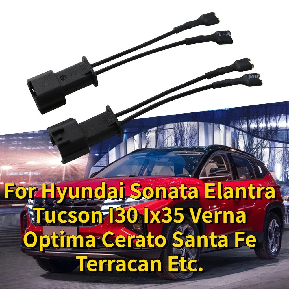 2X Horn Speaker Wiring Adapter Harness for Hyundai Sonata Elantra I30