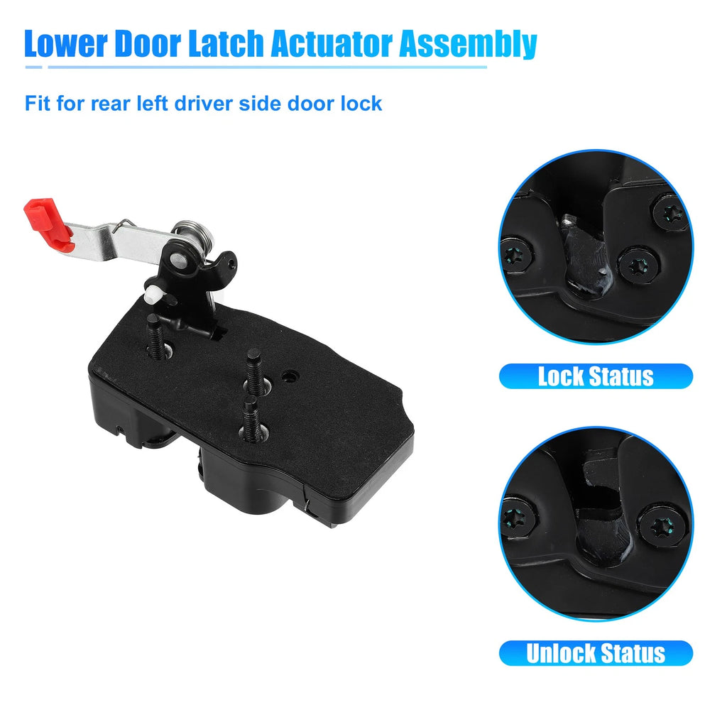 Rear Left Driver Door Lock Actuator for Dodge Ram 1500 2500 3500 (2009–2018)