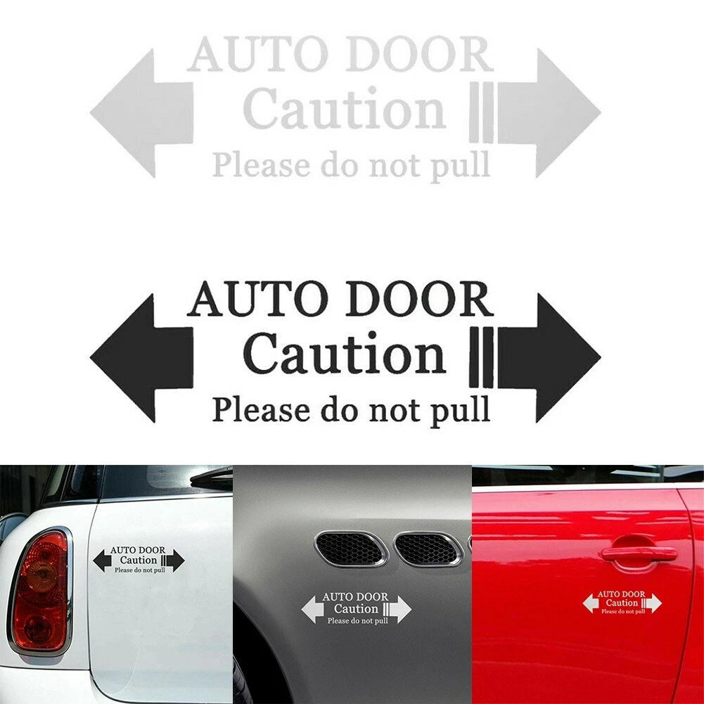 1PC Door Caution Decal Sticker for Universal Vehicles