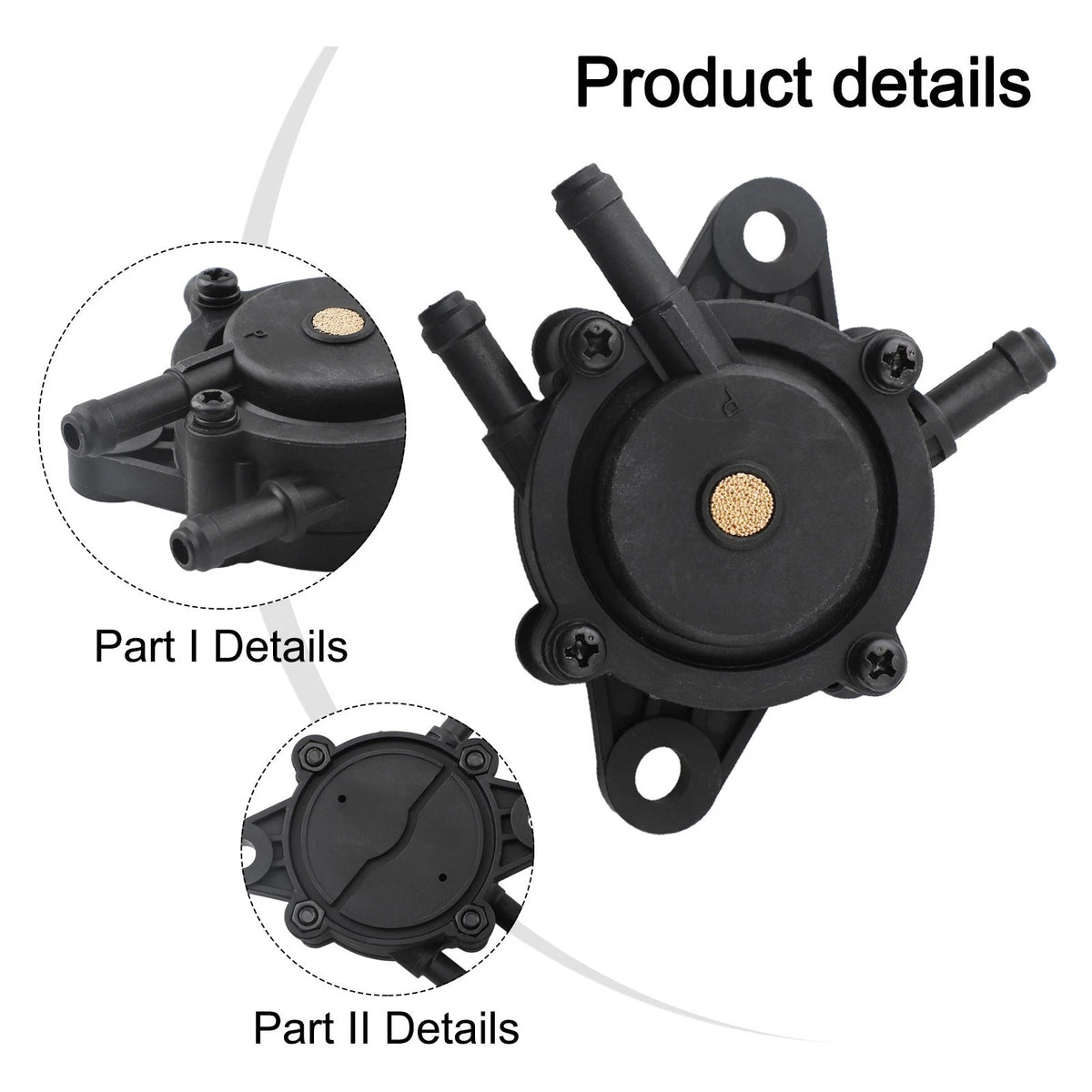Fuel Pump Assembly with Filter and Oil Hose for