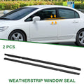 2pcs Front Left Right Weatherstrip Window Seal Replacement for Honda Civic (2016–2021)