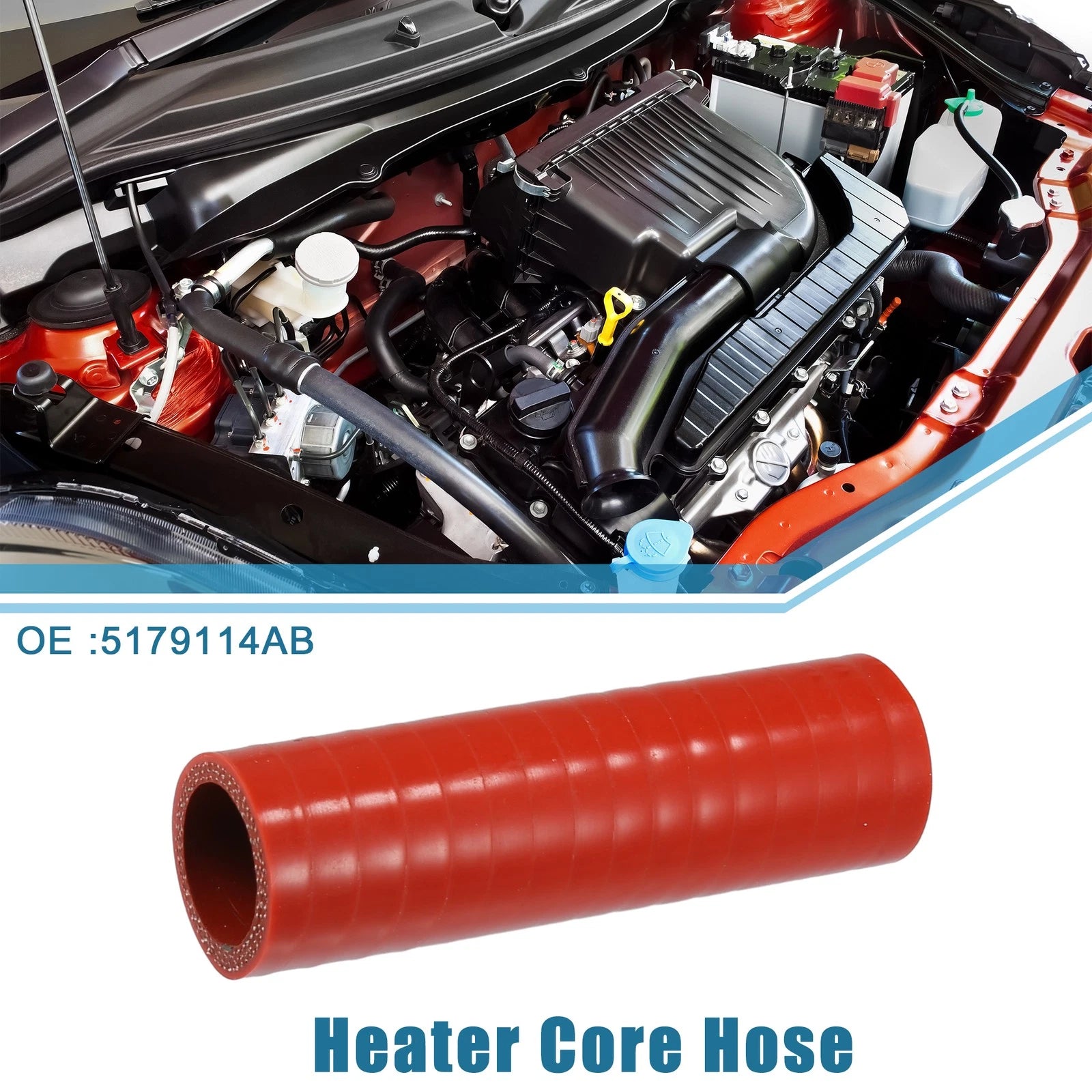 Heater Core Hose Replacement for Dodge Ram 2500 3500 5.9L (2006–2009)