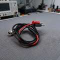 BNC to Dual 4mm Stackable Banana Cable (100cm) for Oscilloscope
