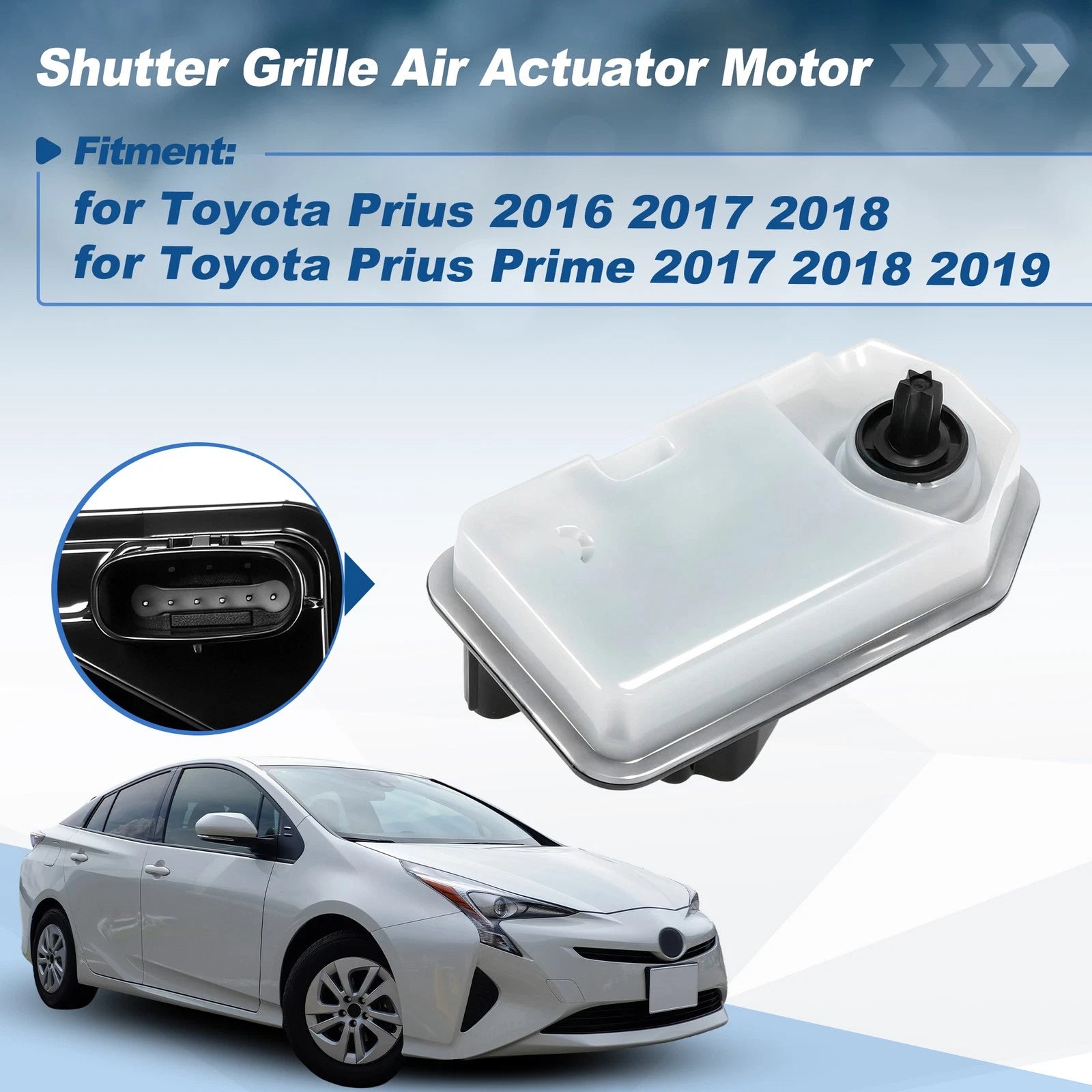 Grille Swing Actuator Replacement for Toyota Prius (2016–2018)