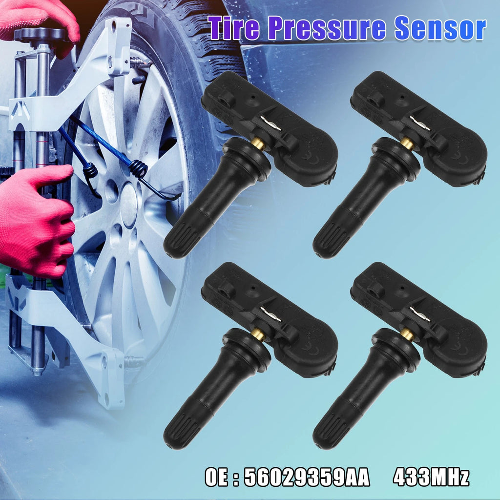 Tire Pressure Sensor 433MHz Replacement Set for Jeep Commander (2006–2010)