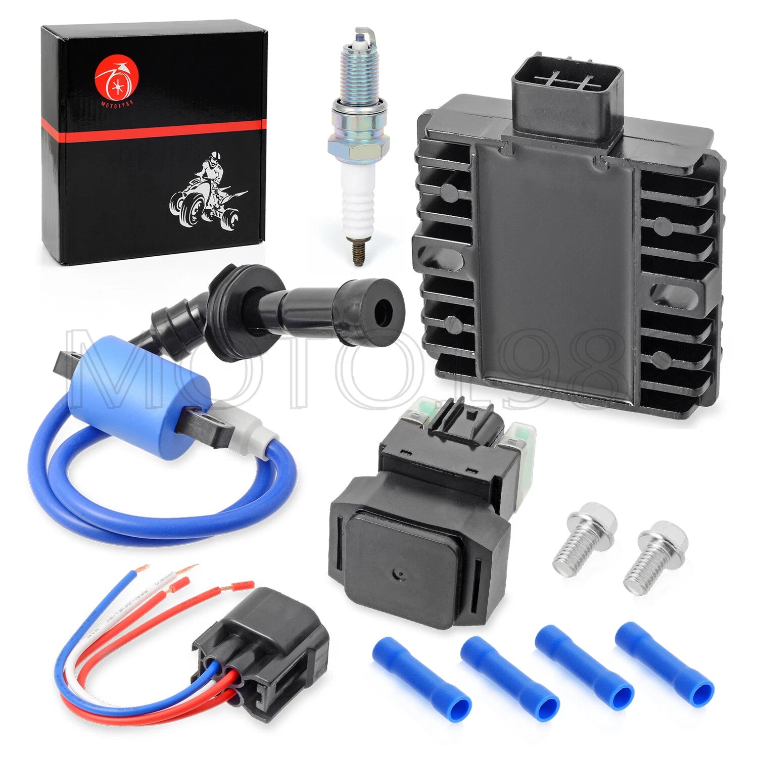 Ignition Coil Regulator Relay Connector Plugs for Yamaha Rhino 660 (2004–2007)