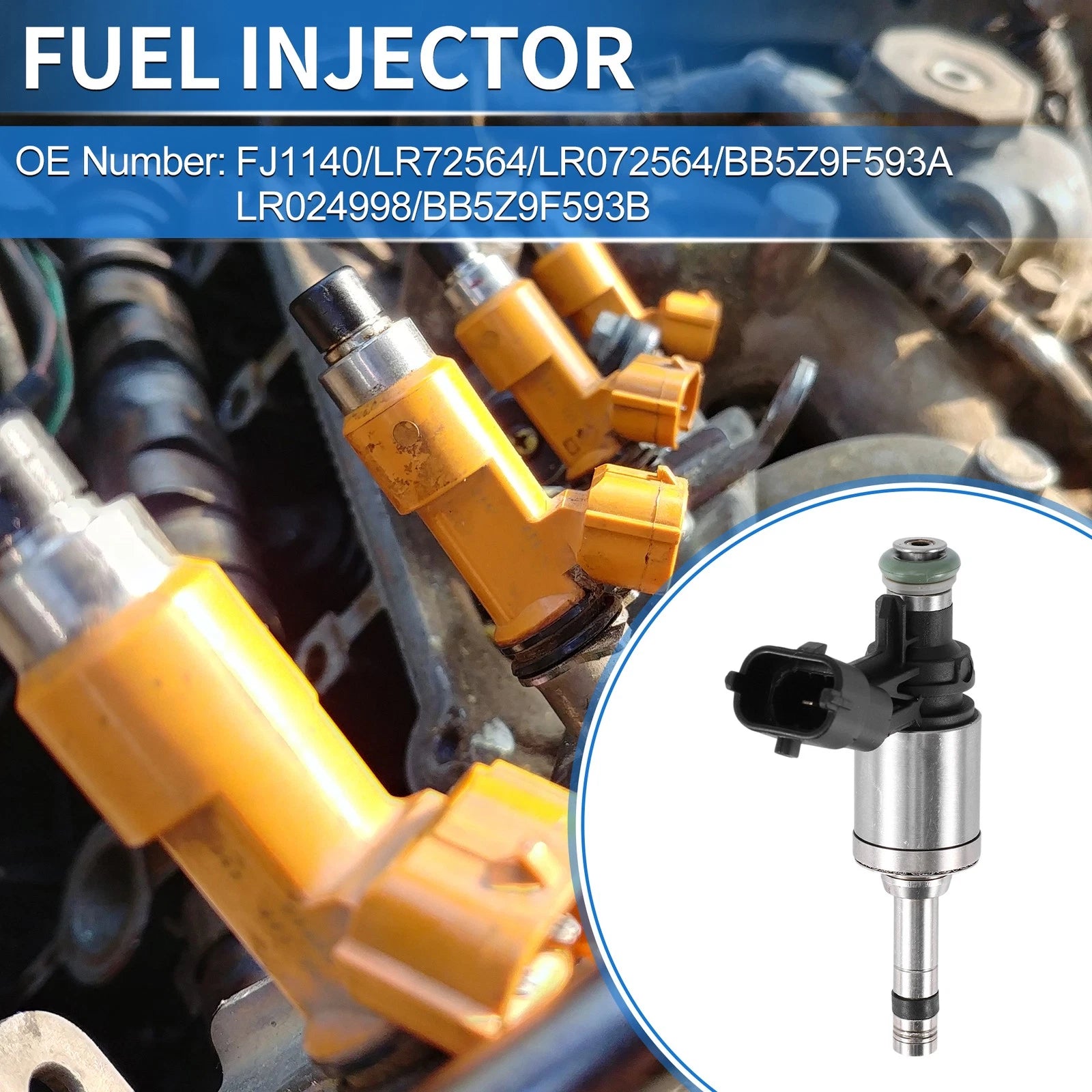 1 Pcs No.FJ1140 Fuel Injector for Ford Edge (2012–2014)