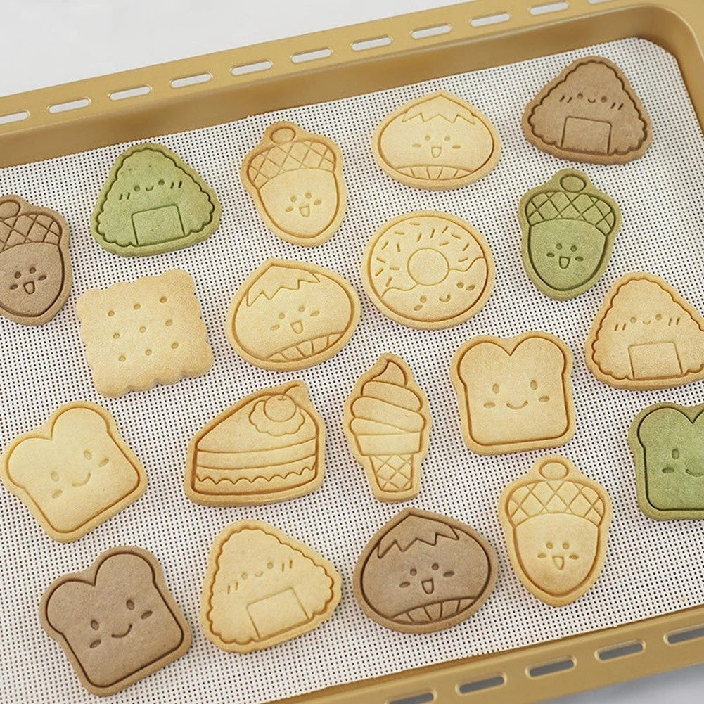 8 Piece Cookie Cutter Set for Baking