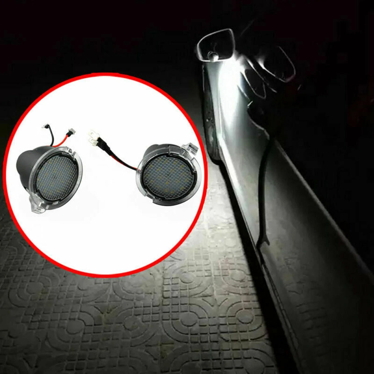18LED Puddle Light for Ford Edge, Mondeo, Taurus, Fusion (2010–2023)