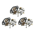 Set of 3 Carburetor Repair Kits for Mercury 65-150 Inlines (7021, 1395-5109-1, 18-7021)