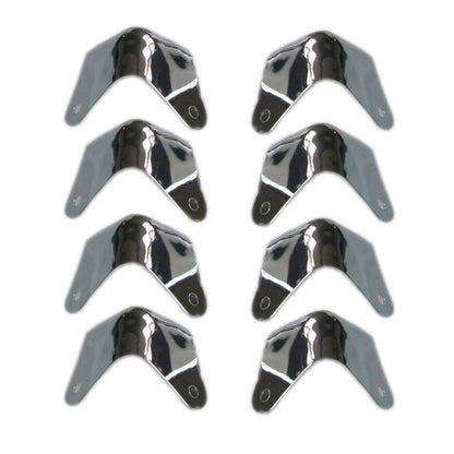 8 Pack Metal 2 Leg Cabinet Corners for Fender Amplifier (Fits )