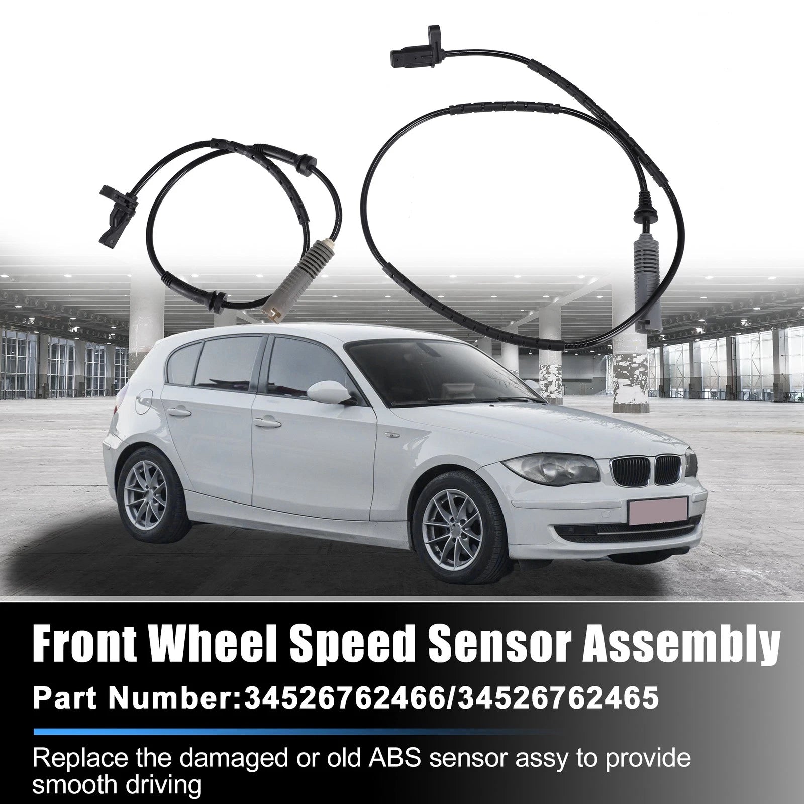 ABS Wheel Speed Sensor Front Rear Left Right for BMW 125i (2008–2013)