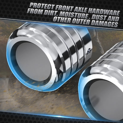 2X Front Axle Cap Nut Cover for Harley Roadster XL1200CX (2016–2022)